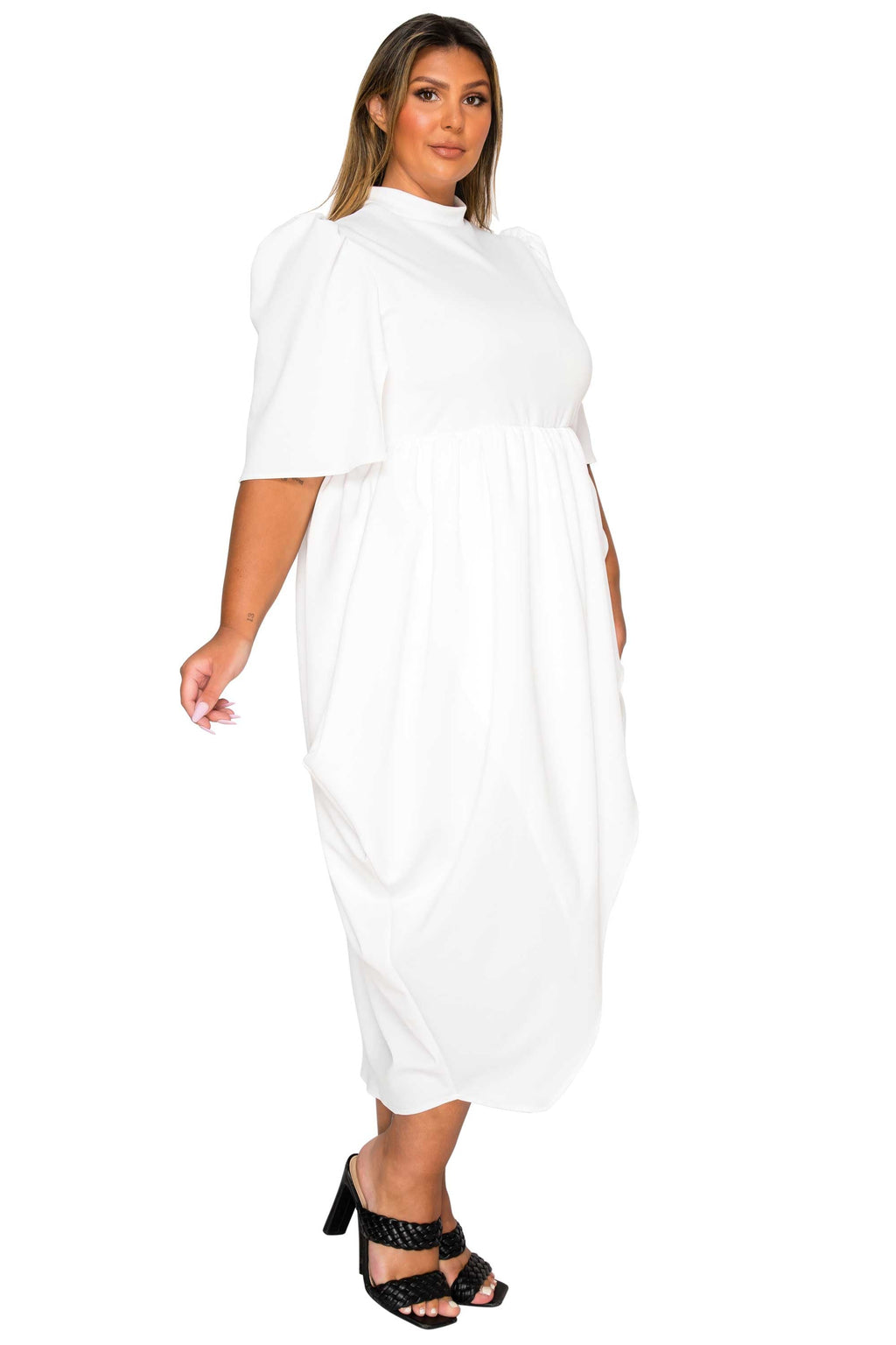 Aesira Tulip Hem Pocket Dress